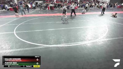 70 lbs Cons. Round 3 - Kallen Howard, Lakeland Wrestling Club vs Porter Reis, Kewaskum Wrestling