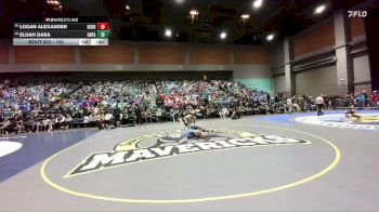132 lbs Cons. Round 1 - Logan Alexander, Del Oro vs Elijah Dara, Grants Pass