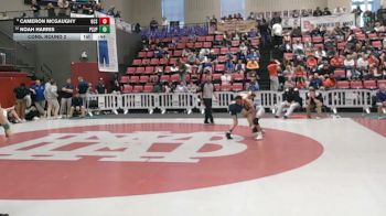 106 lbs Cons. Round 2 - Noah Harris, Pope Saint John Paul II Preparatory School vs Cameron McGaughy, Goodpasture Christian School