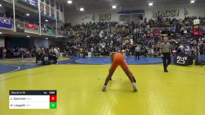 138 lbs Round Of 16 - Joshua Spontak, Bishop McCort vs Haleem Leggett, Erie Prep JH