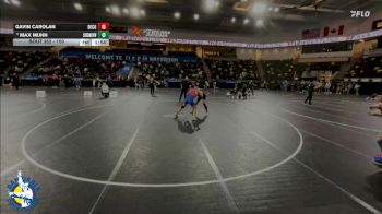 150 lbs Champ. Round 2 - Max Munn, New Lenox (Lincoln-Way West) vs Gavin Carolan, Decorah