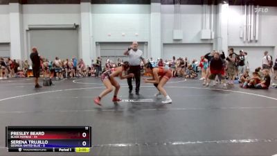 100 lbs Round 1 (8 Team) - Presley Beard, Black Mambas vs Serena Trujillo, Georgia United Blue