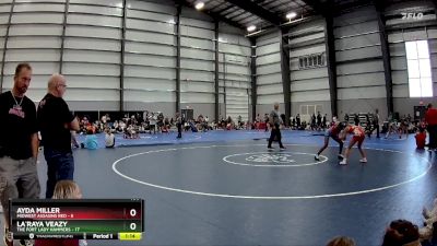 106 lbs Semis - R1 Wb - Ayda Miller, Midwest Assasins Red vs La`Raya Veazy, The Fort Lady Hammers