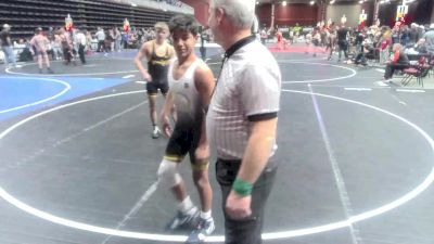 116 lbs Final - Ty Cole, Sanderson Wrestling Academy vs Joshuah Hernandez, Independent