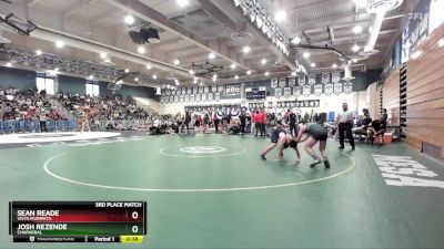 165 lbs 3rd Place Match - Sean Reade, Vista Murrieta vs Josh Rezende, Chaparral