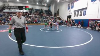 145 lbs Cons. Semi - Haylee Blomberg, Campbell County vs Tessa Farnsworth, Moorcroft
