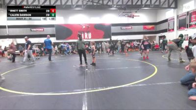 50 lbs Cons. Semi - Rhett Smith, Eastside Youth Wrestling vs Calvin Dawson, Eastside Youth Wrestling