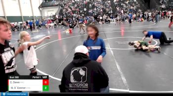 67-73 lbs Cons. Round 2 - Brennan O`Connor, Kearney Catholic Wrestling Clu vs Chase Dawe, Burwell Wrestling