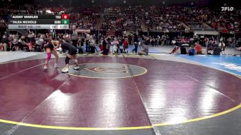 115 lbs Quarterfinal - Audry Winkles, Tri-Valley vs Talea Nichols, Rocky Mountain