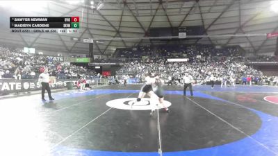 Girls 4A 235 lbs Semifinal - Madisyn Cardens, Skyview (Girls) vs Sawyer Newman, Davis (Girls)