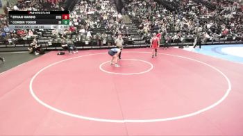 5A 165 lbs Cons. Round 2 - Corbin Yoder, Salem Hills vs Ethan Hawks, Springville