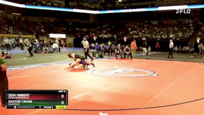 113 Class 2 lbs Cons. Round 2 - Zion Hibbert, Logan-Rogersville vs Paxton Crane, Hallsville