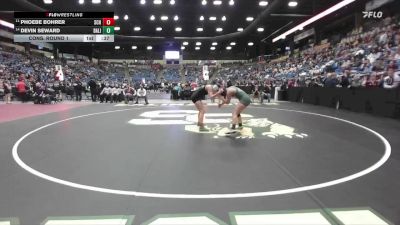 135 lbs Cons. Round 1 - Devin Seward, Basehor-Linwood HS vs Phoebe Bohrer, Salina-Central Hs
