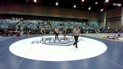 150 lbs Cons. Round 3 - Luke Wickenhiser, Bishop Manogue vs Lane Sallaberry, North Valley