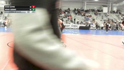 152 lbs Consi Of 64 #1 - Evan Gates, SC vs Noah Cerino, NC