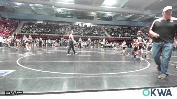 49 lbs Round Of 16 - Kolter Short, Blackwell Wrestling Club vs Danger Shimonek, Pawhuska Elks Takedown