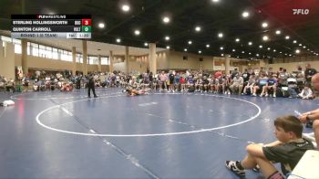 132 lbs Round 1 (6 Team) - Sterling Hollingsworth, Tallahassee War Noles vs Quinton Carroll, Vancleave Takedown Club