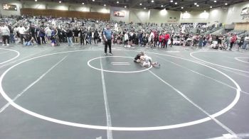 66 lbs Consi Of 16 #2 - Blake Bressler, McKenzie River Mat Club vs Connor Strand, Sierra Sabers