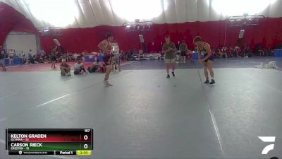 157 lbs Round 2 (16 Team) - Kelton Graden, Olympia vs Carson Rieck, Creston