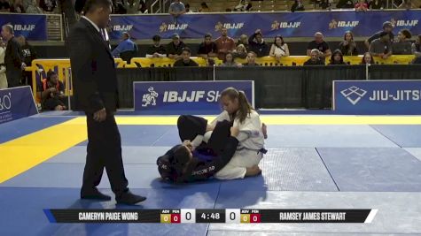 Ramsey James Stewart vs Cameryn Paige Wong 2026 Pan Jiu Jitsu IBJJF Championship