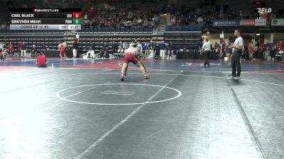 184 lbs Consi Of 16 #2 - Cael Black, Lock Haven vs Greyson Meak, Penn