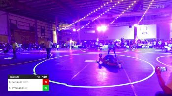 116 lbs Quarterfinal - Trey Gebauer, Wrestle To Win vs Kash Preciado, Live Training