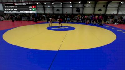 U16 FK - 100 lbs Cons. Semis - Nolan Cross, Canada vs Justin Tucker, Cowboy Mat Club