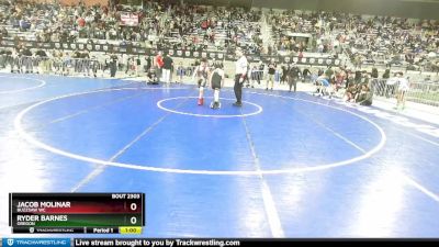 105 lbs Cons. Round 3 - Ryder Barnes, Oregon vs Jacob Molinar, Buzzsaw WC