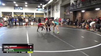 142 lbs Round 1 (6 Team) - Carly Wemhoff, Lady Luck vs Faith James, Missouri Black