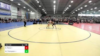 120 lbs Quarterfinal - David Perez, RI vs Micah Thompson, KY