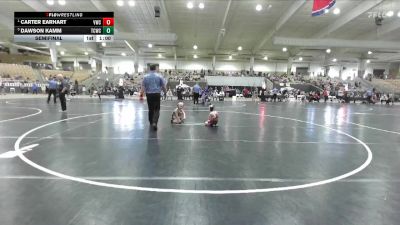 50 lbs Semifinal - Carter Earhart, Vikings Wrestling Club vs Dawson Kamm, Blackman Wrestling Club