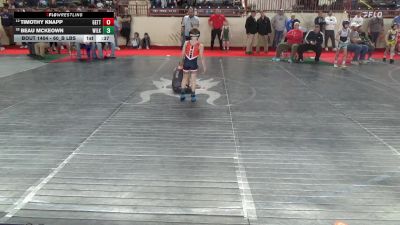60_B lbs Round Of 16 - Timothy Knapp, Gettysburg vs Beau McKeown, Wilkes Barre