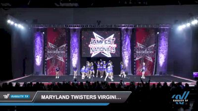 Maryland Twisters Virginia - Fourcast [2022 L4 Senior - Small - A Day 1] 2022 JAMfest Cheer Super Nationals