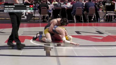 114 lbs Consi 1 - Phil Montes, Cumberland Valley vs Kane Kline, ELCO