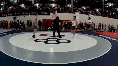 125 kg Champ. Round 2 - Dawson Rull, Illinois vs Mason Knight, Olivet Wrestling Club