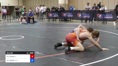 72 kg Quarters - Hunter Lewis, North Carolina vs Eddie Smith, Dubuque RTC