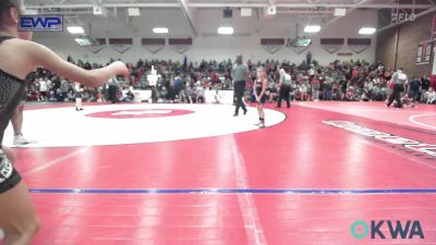 43-45 lbs Rr Rnd 2 - Vivien Hutchins, Sperry Wrestling Club vs Olivia Jones, HURRICANE WRESTLING ACADEMY