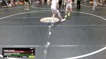 136 lbs Champ. Round 1 - Mark Evans, Palmetto State Wrestling Academy vs Brendan Maguire, Unattached