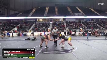 235 lbs Champ. Round 1 - Amerie Hinz, Hoisington Jr Cardinal vs Paislee Mahlandt, Bulldog