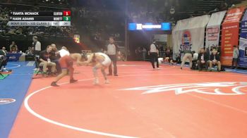 132 Class 2 lbs 5th Place Match - Tianta Mcnack, Clinton vs Kade Adams, Monett