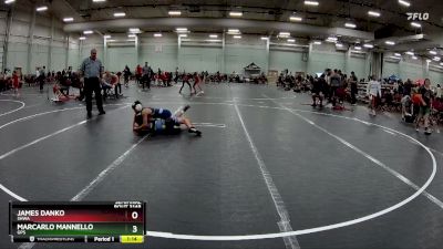 90 lbs Semifinal - Marcarlo Mannello, GPS vs James Danko, SHWA