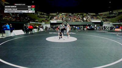 113 lbs Consi Of 16 #2 - Jacob Garcia, Madera South vs Michael Valle, Bishop Union