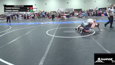 235 lbs Quarterfinal - Samuel Denton, Caney Valley vs Kaiden Marshall, Topeka Blue Thunder