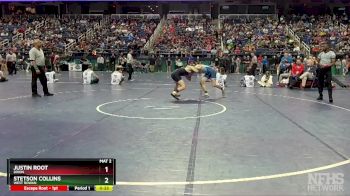 3A 144 lbs Cons. Round 1 - Stetson Collins, West Rowan vs Justin Root, Dixon
