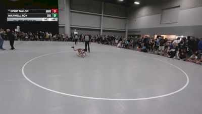56 lbs Champ. Rd Of 32 - Maxwell Roy, Standfast Wrestling Club vs Kemp Taylor, Greater Heights Wrestling Club