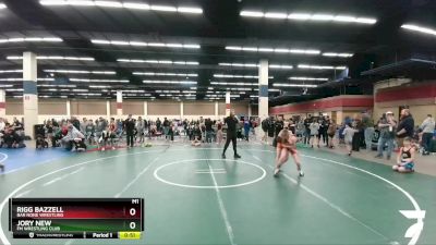 96-98 lbs Round 3 - Jory New, FM Wrestling Club vs Rigg Bazzell, Bar None Wrestling