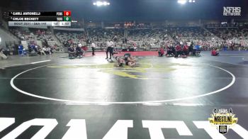 G6A-140 lbs 3rd Place Match - Chloe Beckett, YUKON (Girls) vs Carli Antonelli, PUTNAM CITY WEST (Girls)