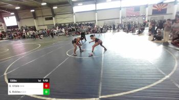 130 lbs Round Of 32 - Deebo Vitale, Grindhouse WC vs Steven Robles, Aces Wr Ac