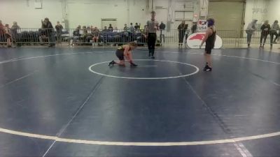 90-97 lbs Round 3 - Kason Mccotter, Tech Fall Wrestling Club vs Tatum Evans, North Carolina