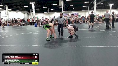 138 lbs Round 4 (8 Team) - Kaden Skibber, Pocono Regional WC vs Dean Lejeune, New England Black & Gold